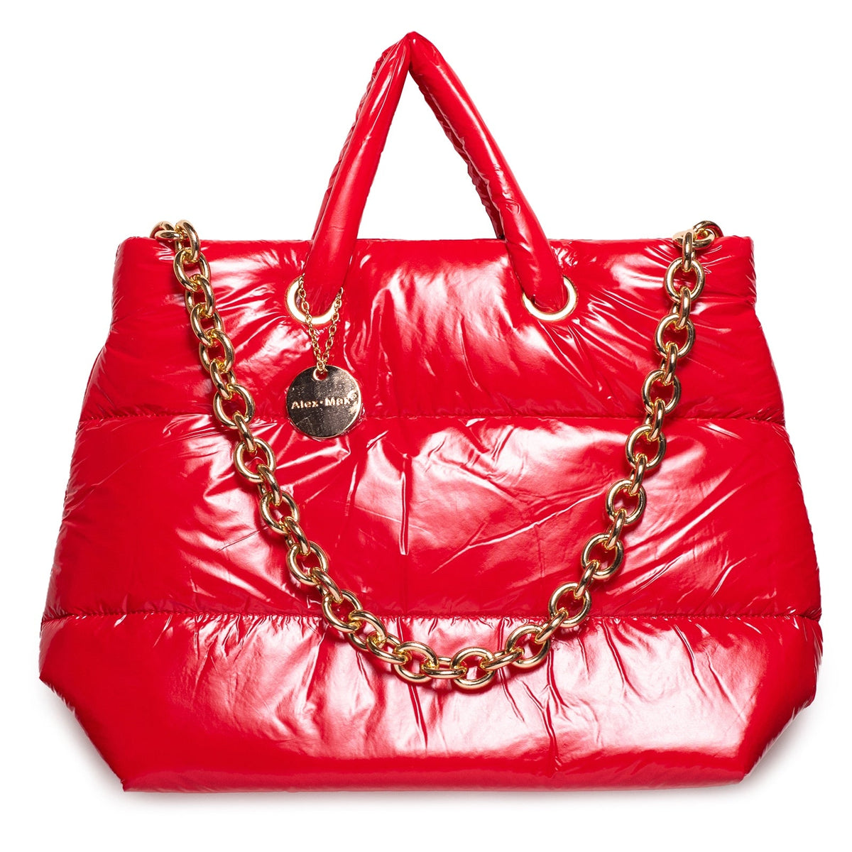 Italian Women Red WaterProof HandBag #1315