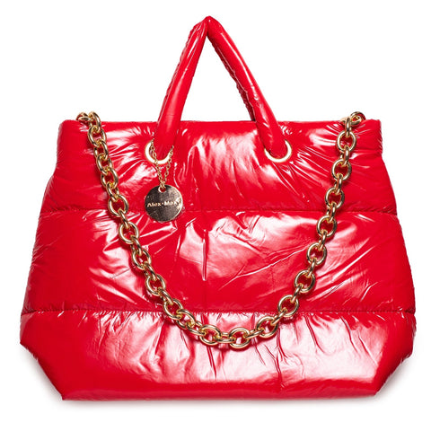 Italian Women Red WaterProof HandBag #1315
