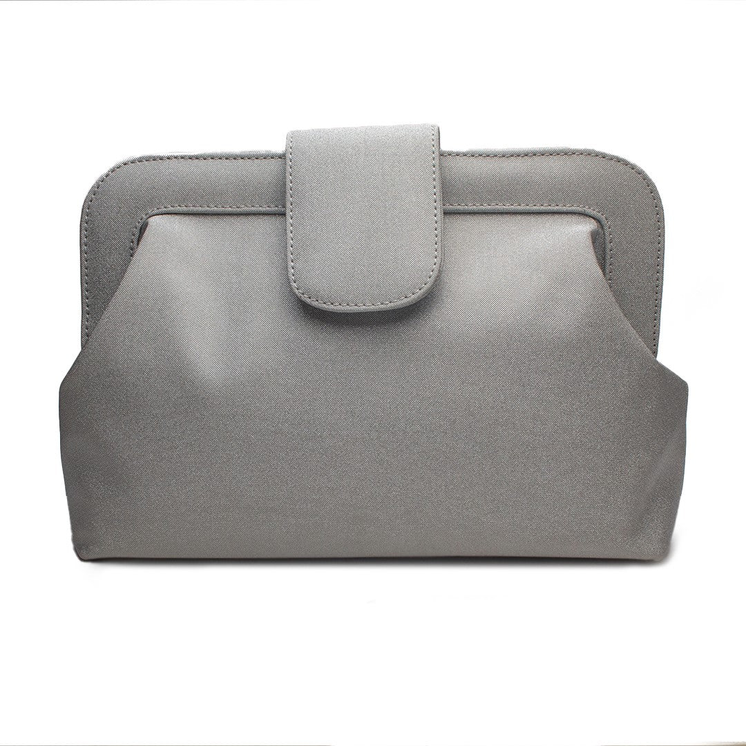 Women Silver Glitter Bag #1546