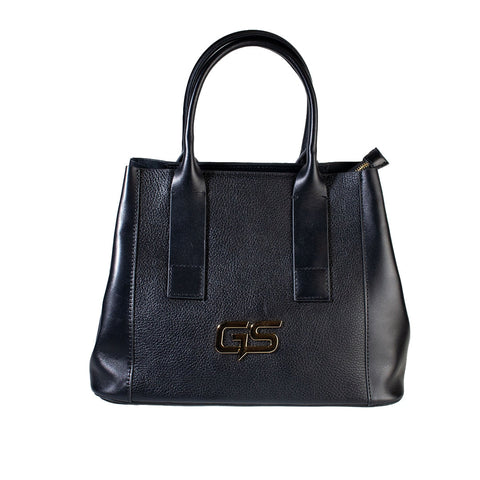 Women Black Leather Bag #1636