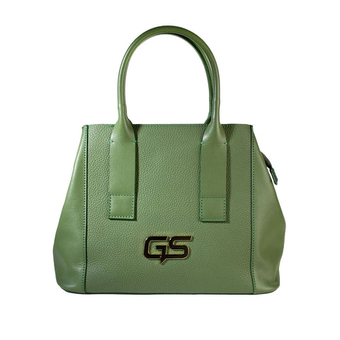 Women Green Leather Bag #1641