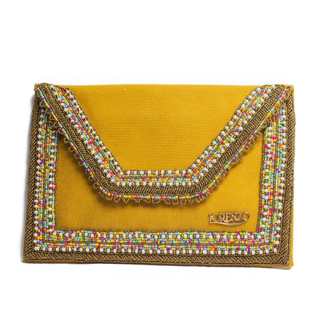 Women Yellow KHESH HandBag #1661