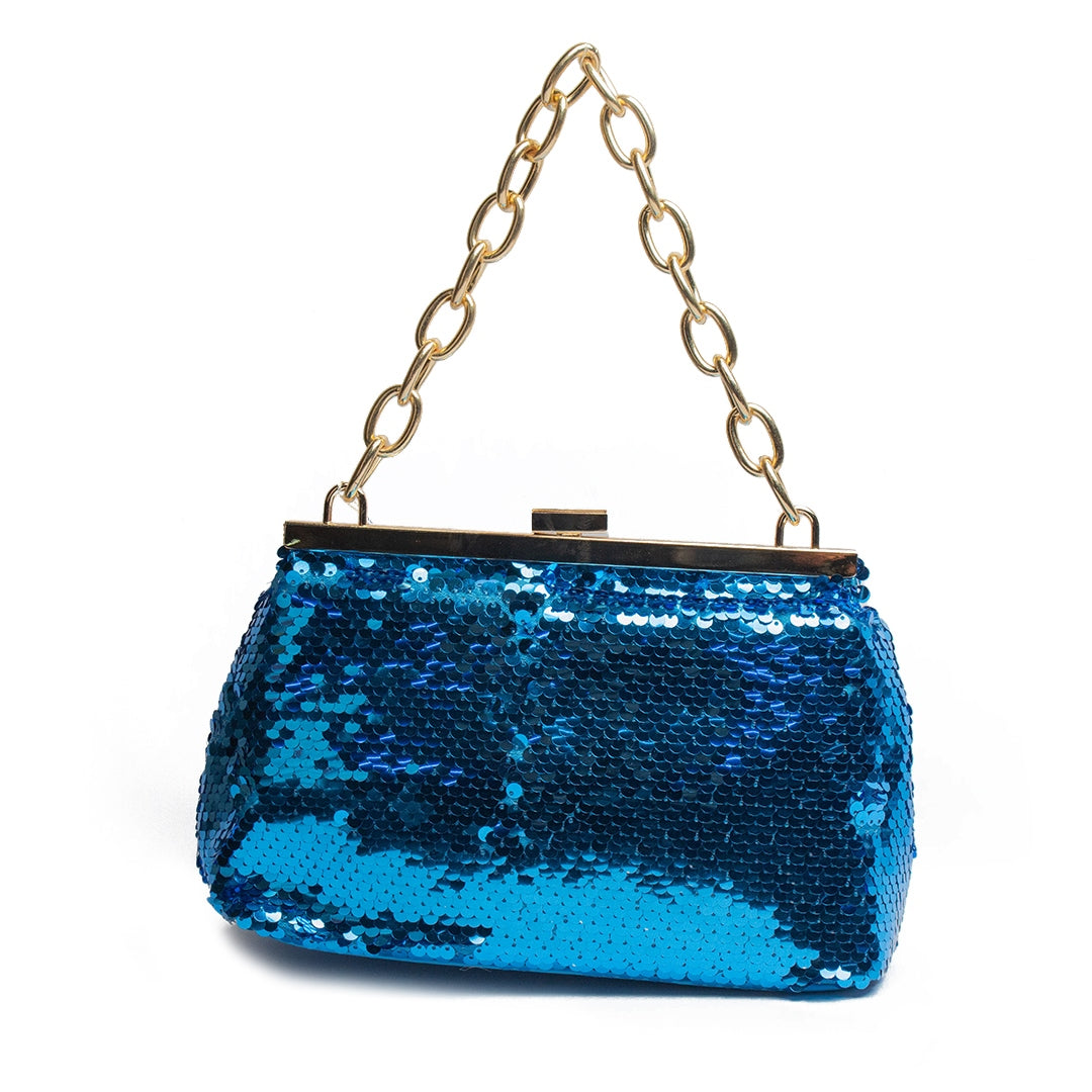 EuropeonUnion Women LightBlue Khesh HandBag #1711