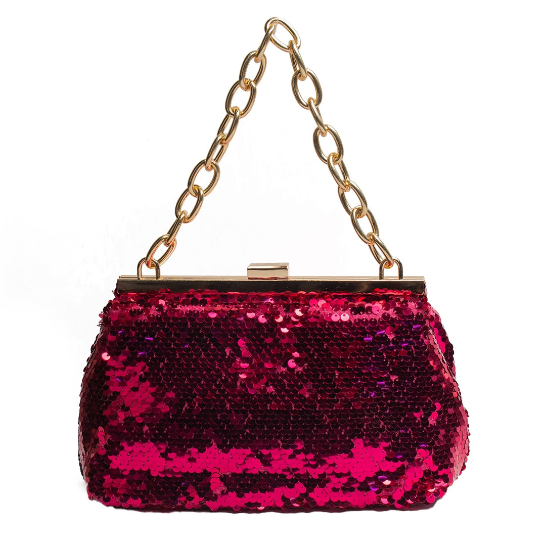 EuropeonUnion Women Pink Khesh HandBag #1712