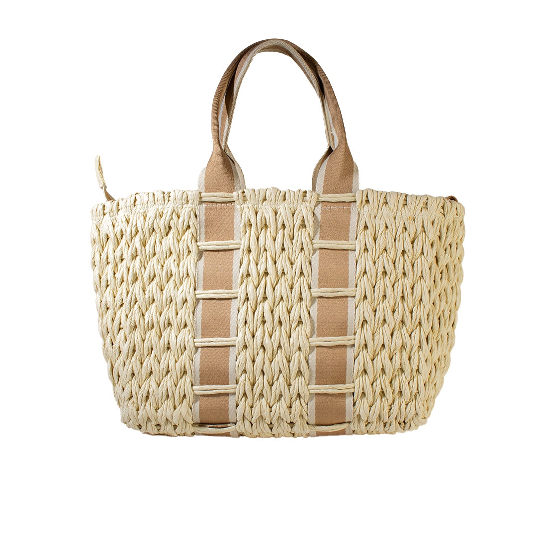 EuropeonUnion Women Orange Wicker Bag #1768