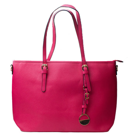 EuropeonUnion Women Red Leather HandBag #1825