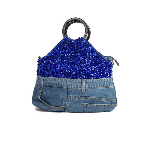EuropeonUnion Women Blue Jeans HandBag #1927
