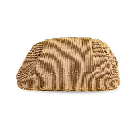 EuropeonUnion Women Gold Satin HandBag #1948