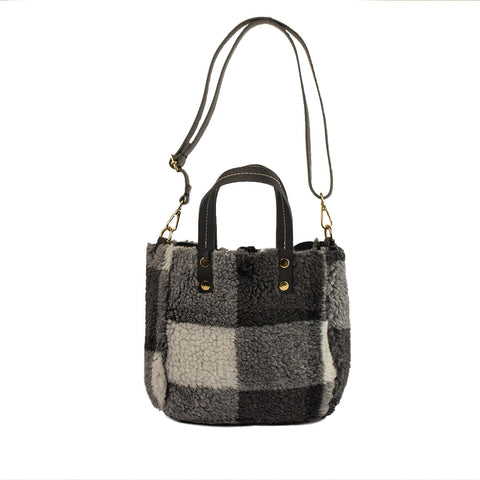 EuropeonUnion Women Black Fur HandBag #1955