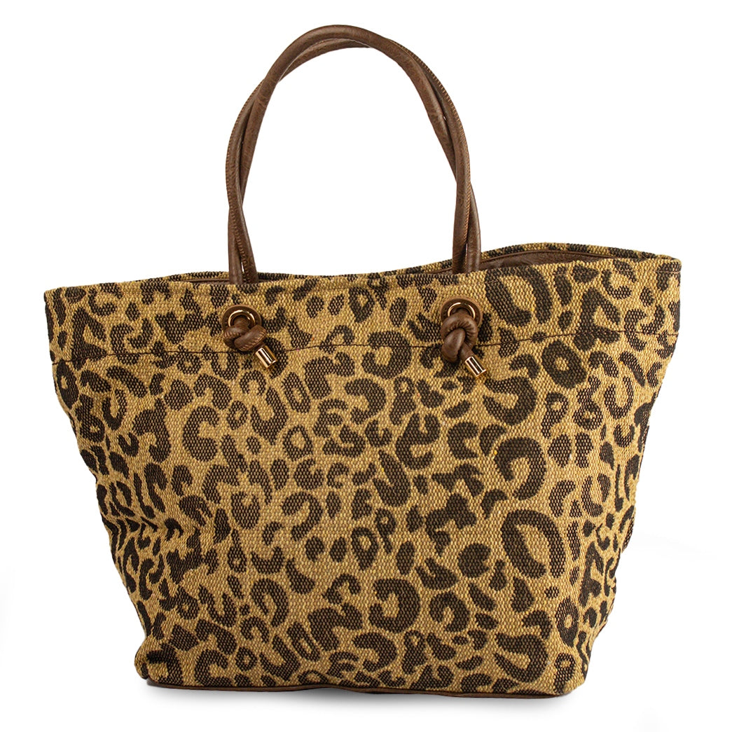 EuropeonUnion Women Brown Cloth HandBag #1958