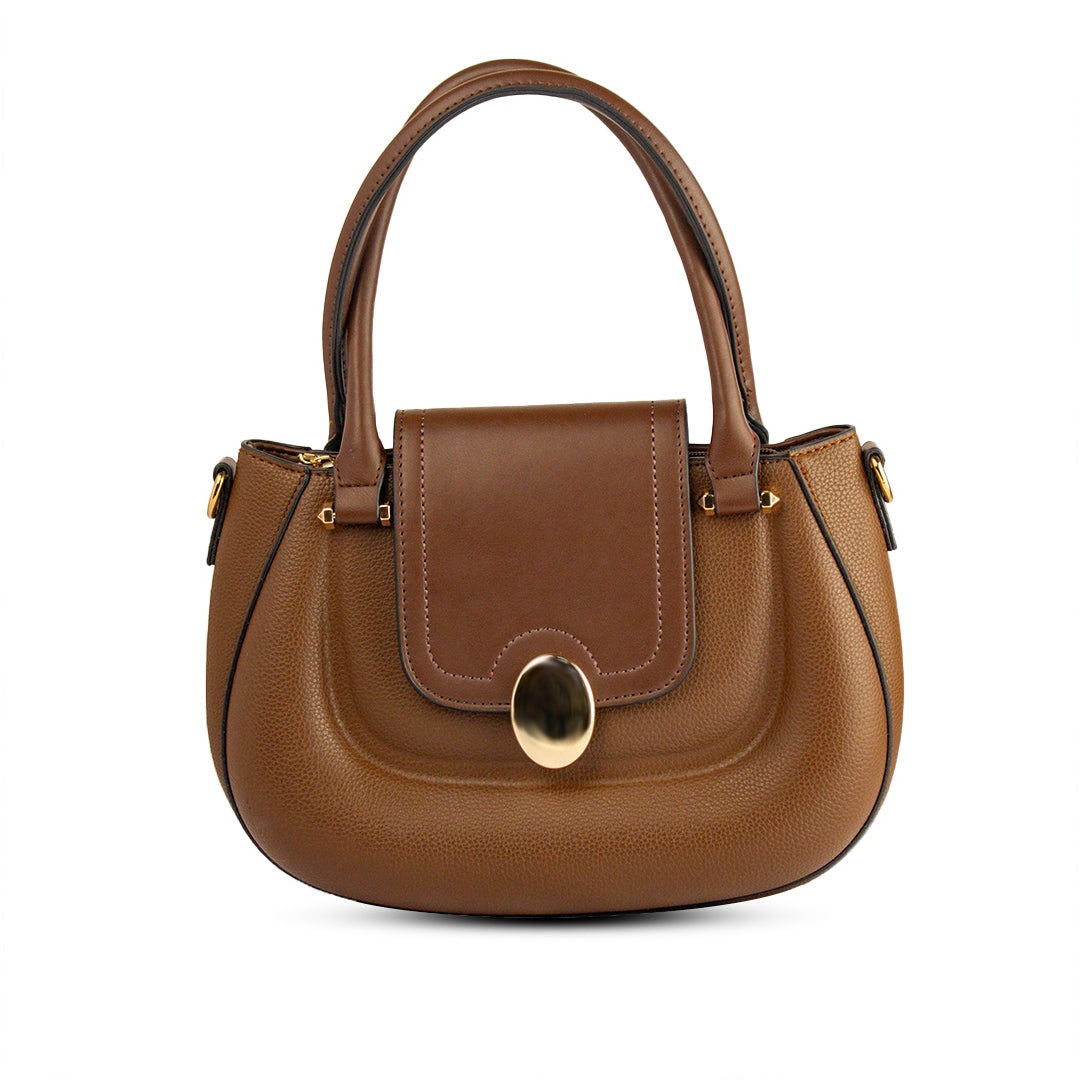 EuropeonUnion Women Brown Leather HandBag #1978