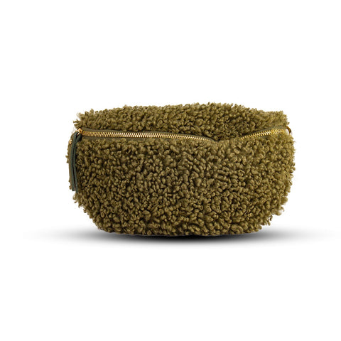 EuropeonUnion Women Green Fur HandBag #1991