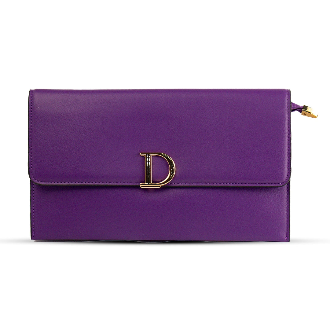 EuropeonUnion Women Purple Leather HandBag #2014