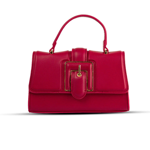 EuropeonUnion Women Red Leather HandBag #2023