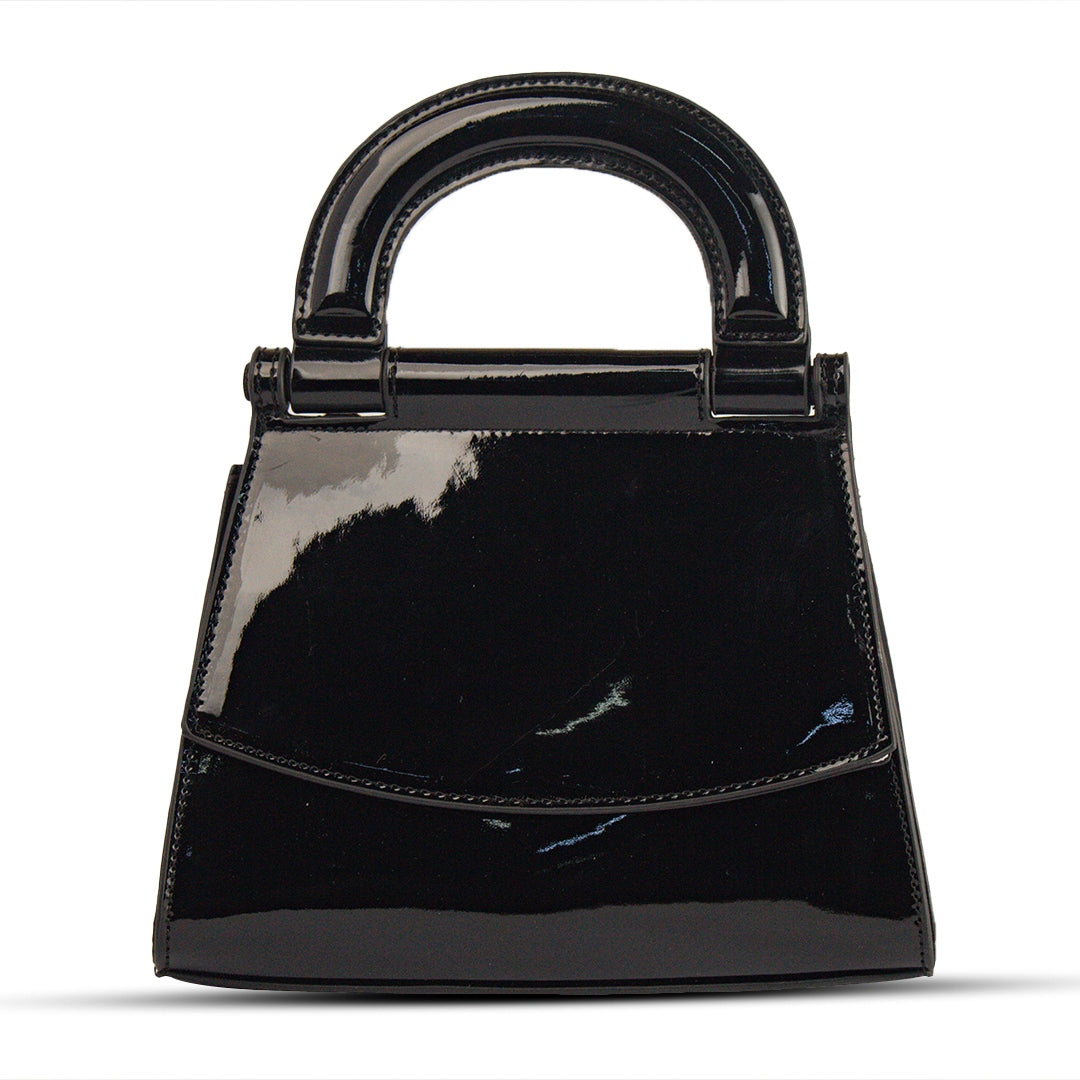 EuropeonUnion Women Black Leather HandBag #2054