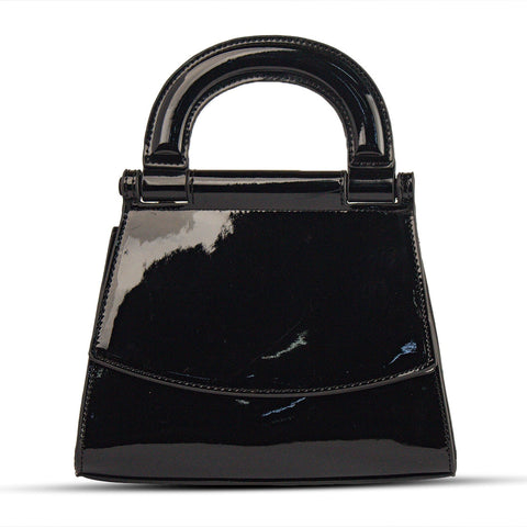 EuropeonUnion Women Black Leather HandBag #2054