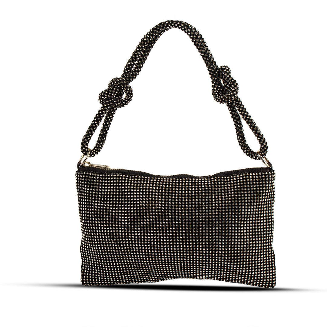EuropeonUnion Women Black Cloth HandBag #2096