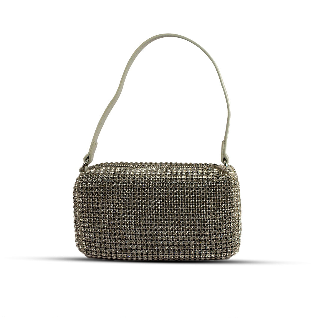 EuropeonUnion Women Silver Leather HandBag #2110