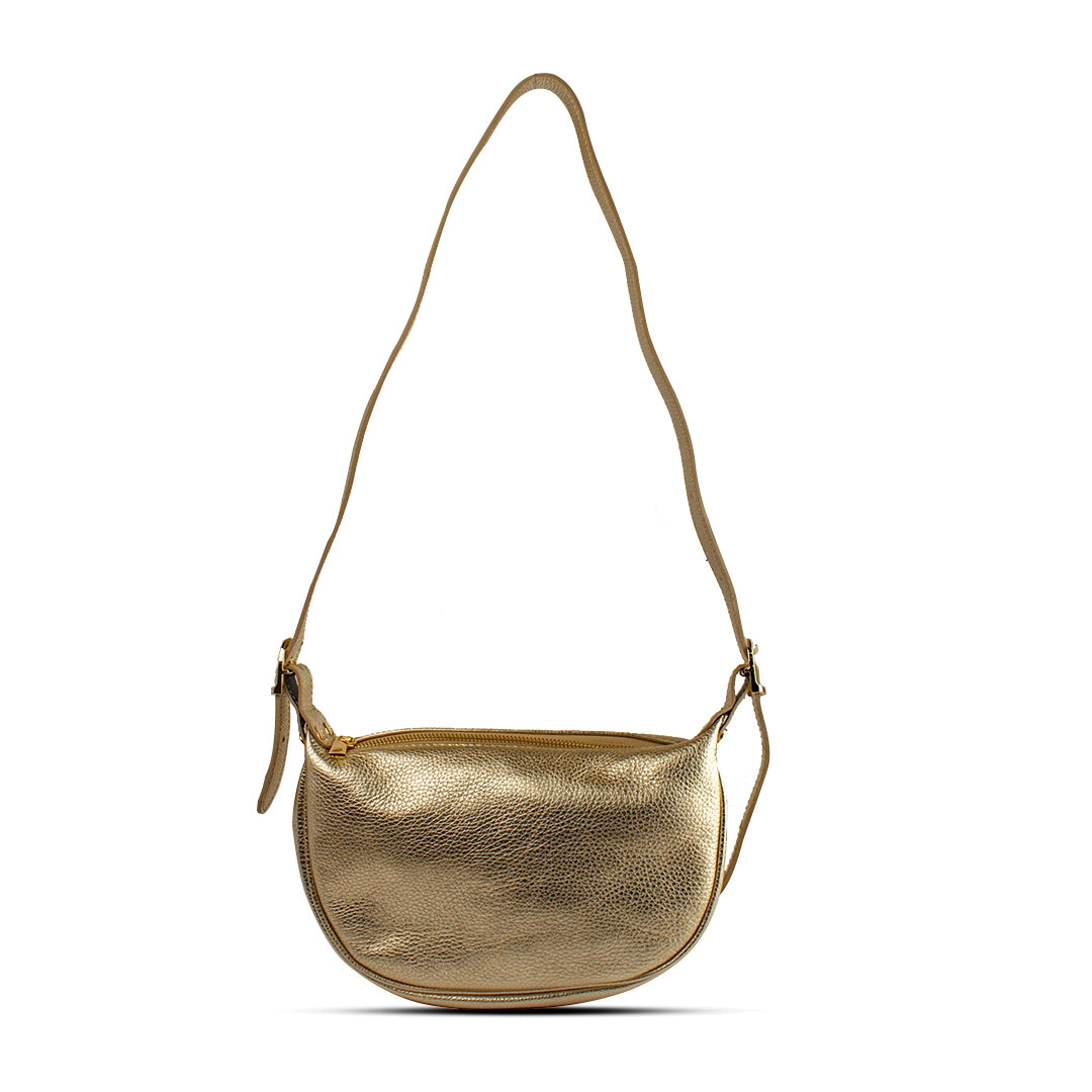 EuropeonUnion Women Gold Leather HandBag #2113