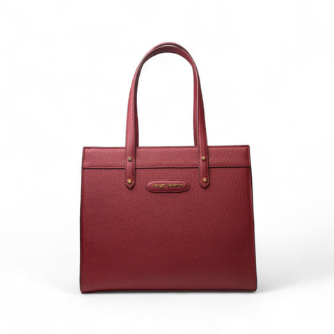 Women Maroon Leather HandBag #2140