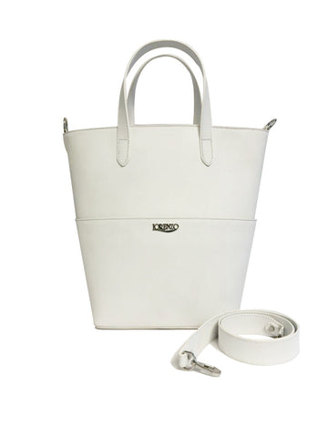 Women white Leather HandBag #2182