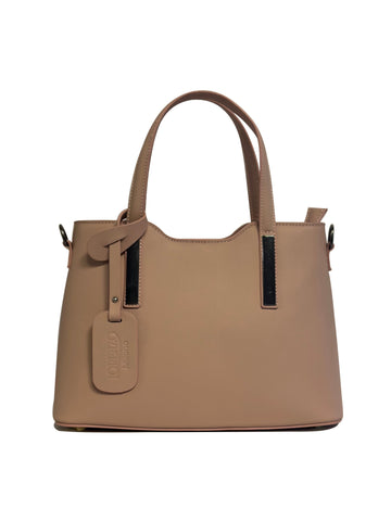 Women Pink Leather HandBag #2187