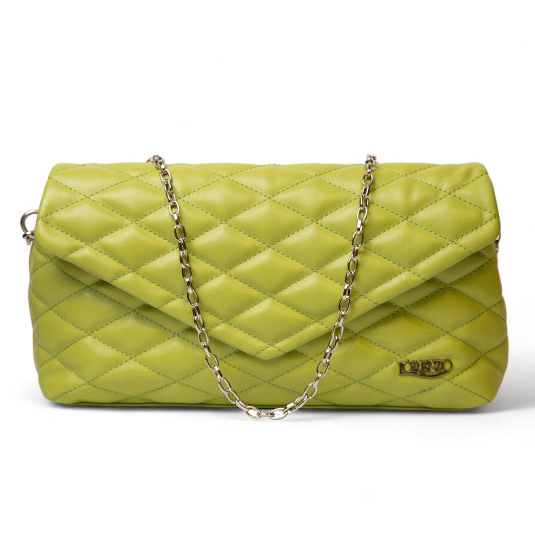 Women Green Leather HandBag #2197