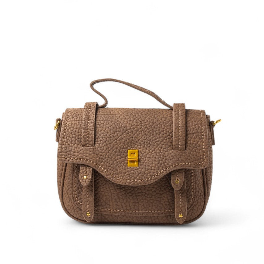 EuropeonUnion Women Brown Leather HandBag #2391