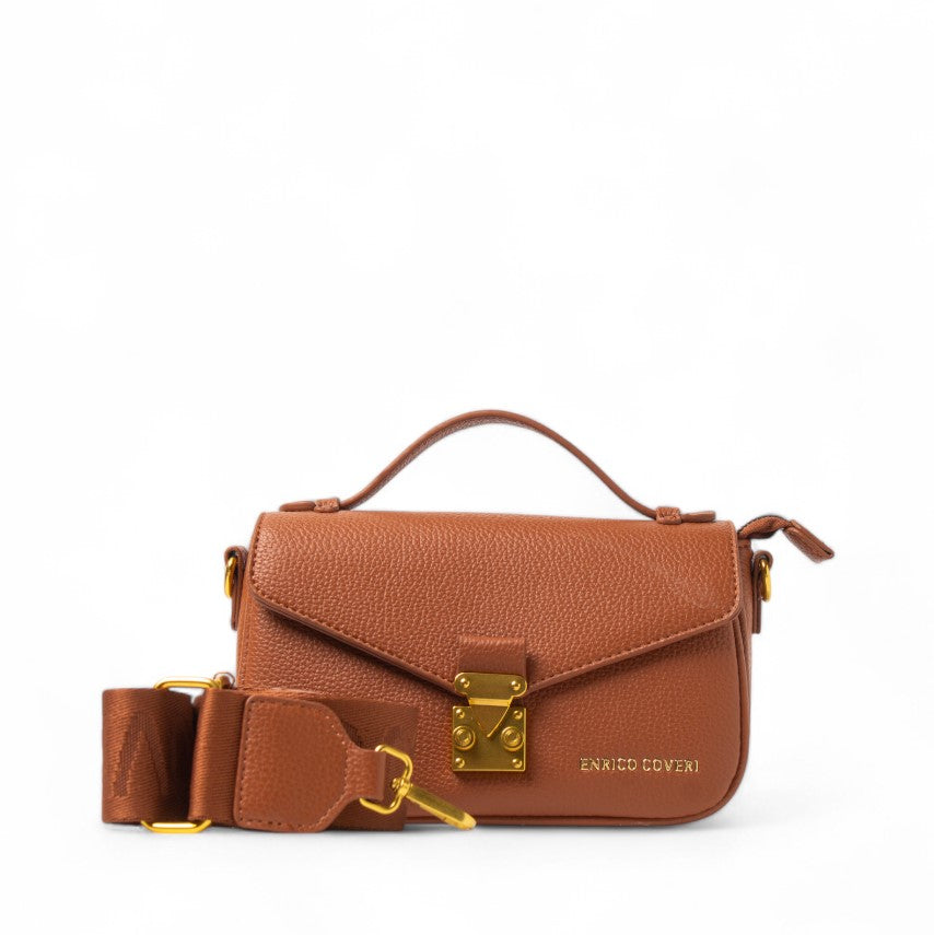 EuropeonUnion Women Brown Leather HandBag #2395
