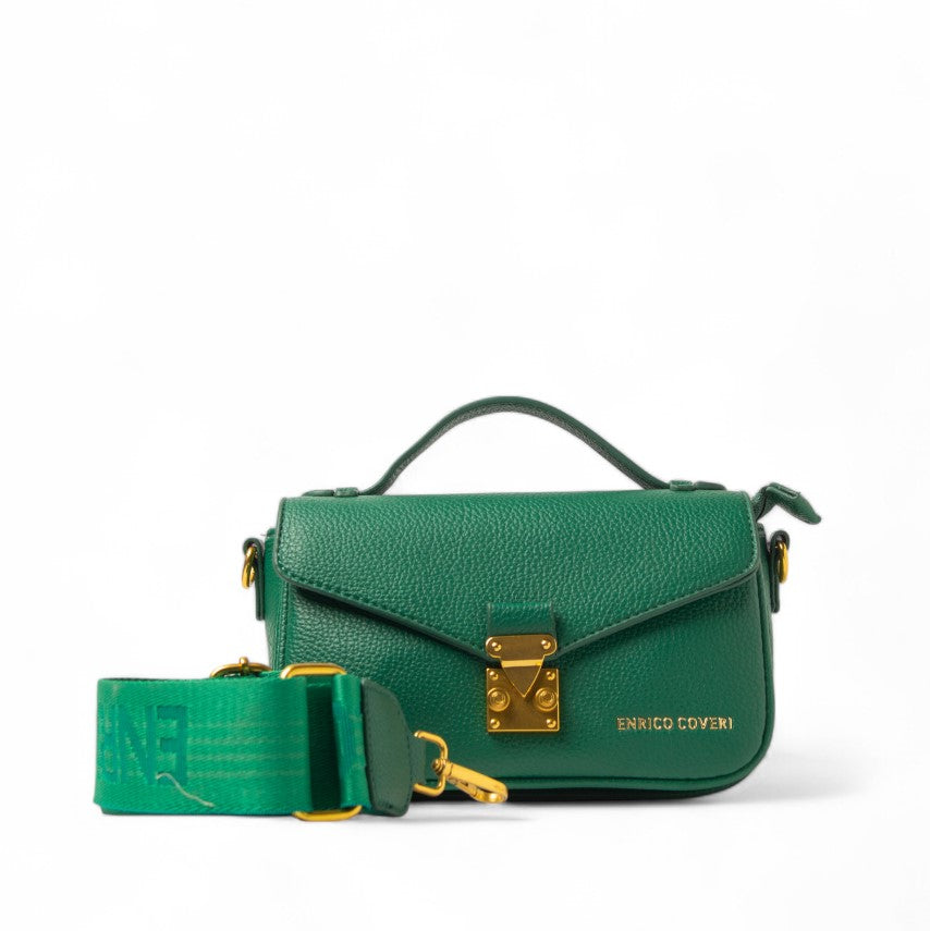 EuropeonUnion Women Green Leather HandBag #2396