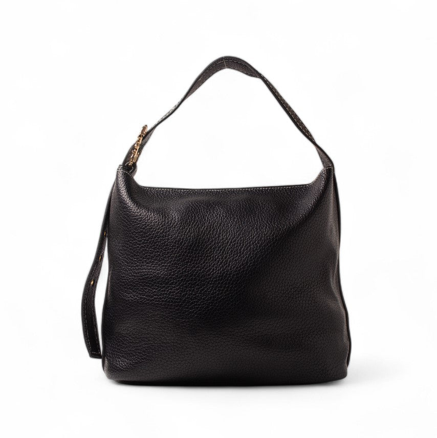 EuropeonUnion Women Black Leather HandBag #2419