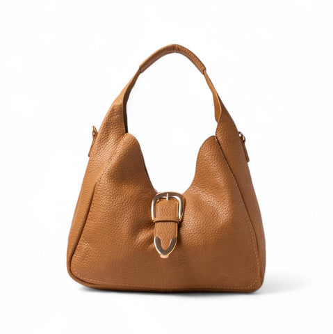 EuropeonUnion Women Beige Leather HandBag #2426