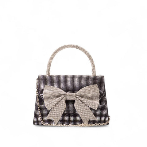 EuropeonUnion Women Black Glitter HandBag #2435
