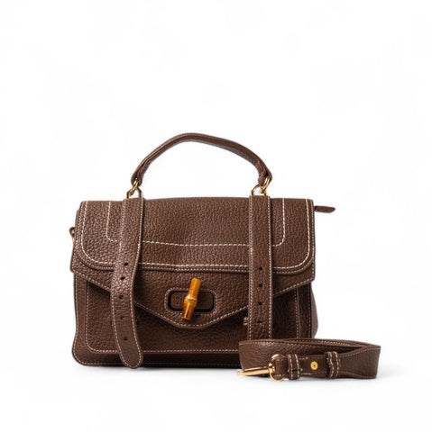 EuropeonUnion Women Cafe Leather HandBag #2454