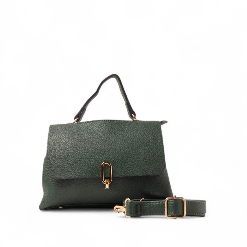 EuropeonUnion Women Green Leather HandBag #2492