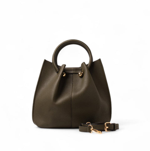 EuropeonUnion Women Green Leather HandBag #2512