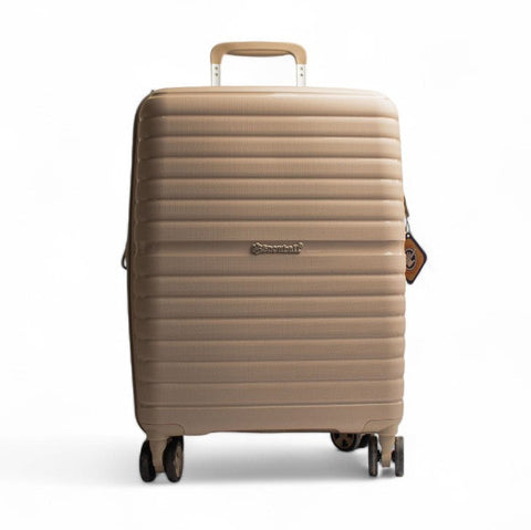 EuropeonUnion cafe Fiberglass Suitcase (Small) #2525