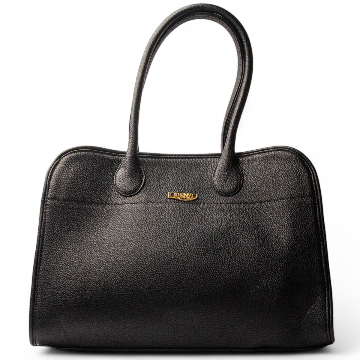 Women Black Leather HandBag #2544