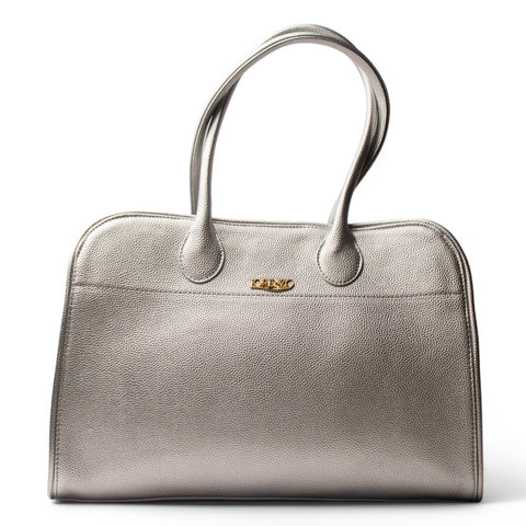 Women Sliver Leather HandBag #2546