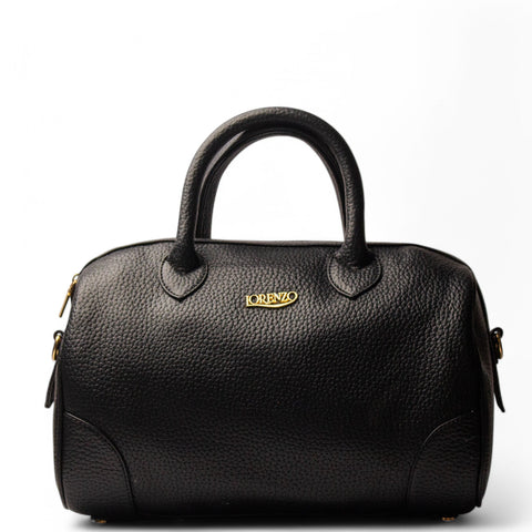 Women Black Leather HandBag #2548