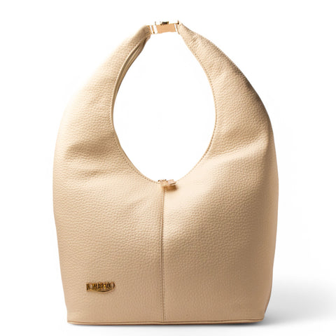 Women Beige Leather Bag #2557