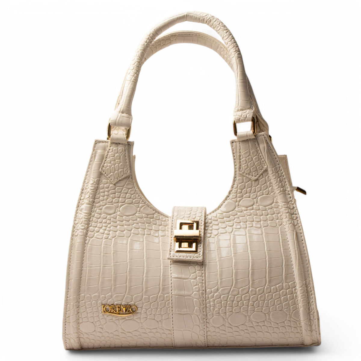 Women White Leather Bag #2558