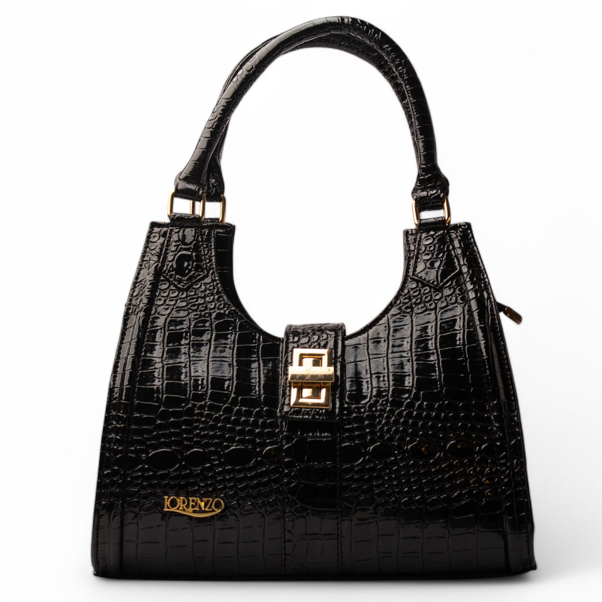 Women Black Leather Bag #2560
