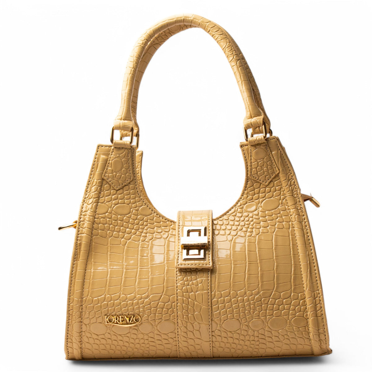 Women Beige Leather Bag #2561