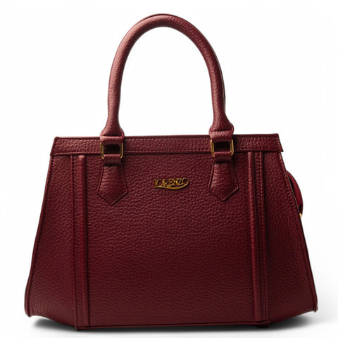 Women Maroon Leather Bag #2563
