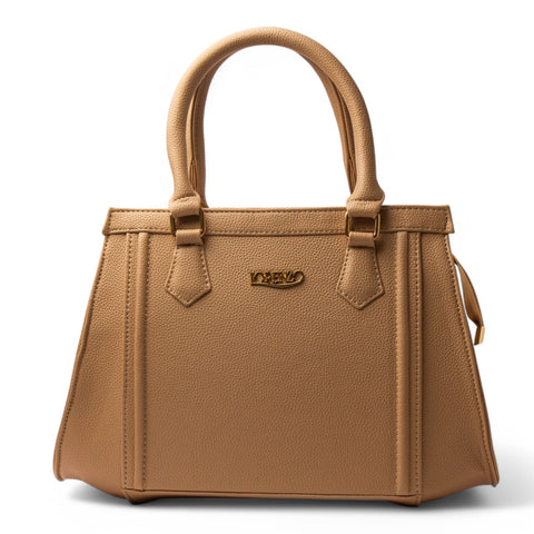 Women Beige Leather Bag #2567