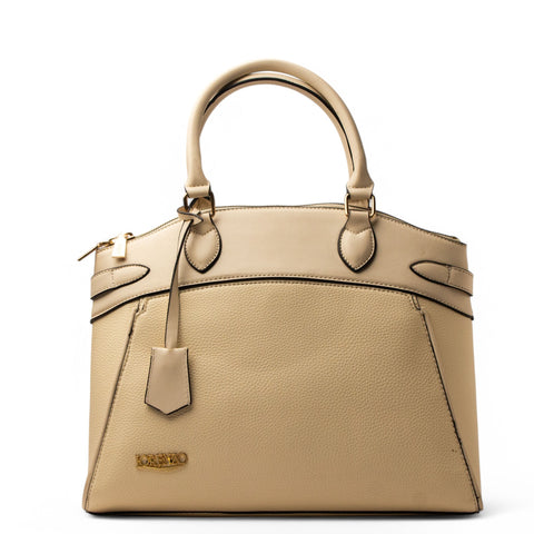 Women Beige Leather Bag #2575
