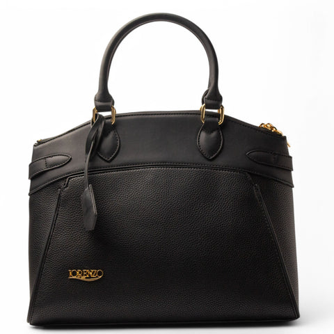 Women Black Leather Bag #2576