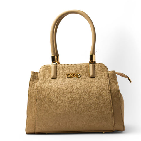 Women Beige Leather Bag #2582