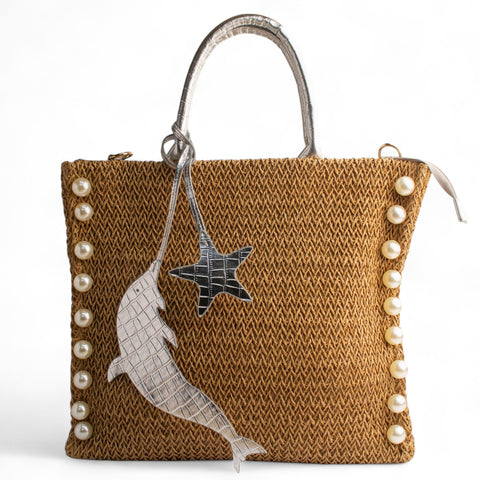 EuropeonUnion Women Brown Khesh HandBag #2650